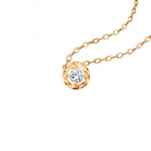 Золотая подвеска Karatov с фианитом Т102635252 фото