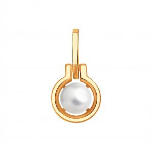 Золотая подвеска Karatov с жемчугом Т108035900 фото