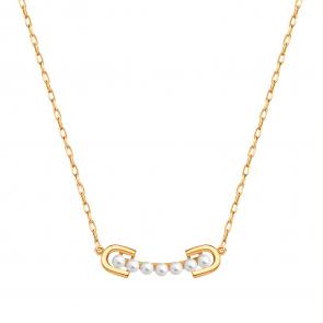 Золотое колье Karatov с жемчугом Т108111053 фото