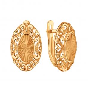 Золотые серьги Karatov Т11062В660 фото