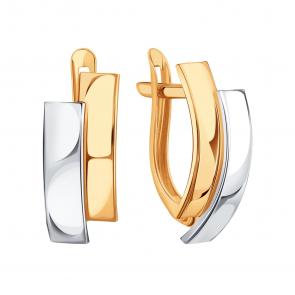 Золотые серьги Karatov Т13062Б156 фото