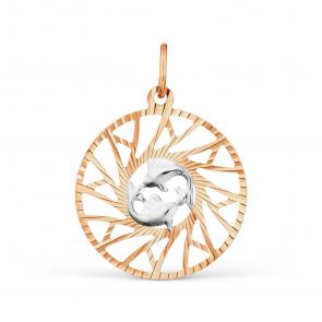 Золотая подвеска Знак зодиака Рыбы Karatov Т130634830 фото