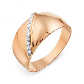Золотое кольцо Karatov с фианитом Т132018256 фото