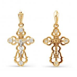 Золотая подвеска Karatov с фианитом Т13206326 фото