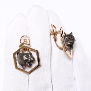 Золотые серьги Karatov Т14052Г602 фото