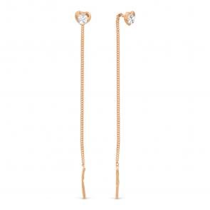 Золотые серьги Karatov Т140623137 фото