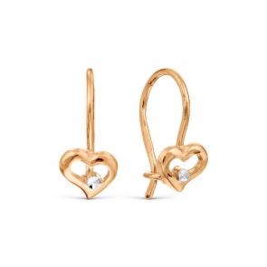 Золотые серьги Karatov Т140627303 фото