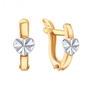 Золотые серьги Karatov Т14062В672 фото