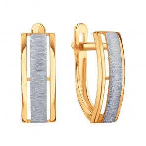 Золотые серьги Karatov Т14062Г074 фото