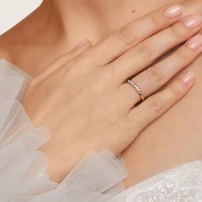 Золотое кольцо Karatov с бриллиантом Т14101Б313 фото