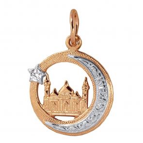 Золотая подвеска Karatov с фианитом Т14203935 фото