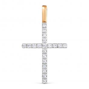 Золотая подвеска Karatov с фианитом Т14206782 фото