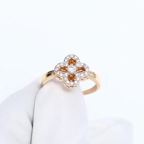 Золотое кольцо Karatov с фианитом Т14261Д280 фото