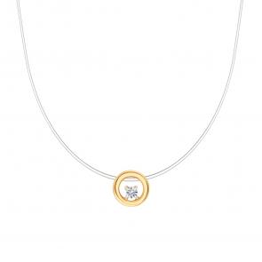 Колье на леске Karatov с бриллиантом Т145111039 фото