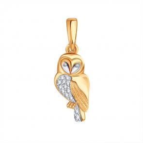 Золотая подвеска Karatov с бриллиантом Т146036128 фото