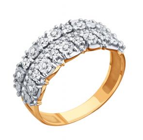 Золотое кольцо Karatov с бриллиантом Т14661Д299 фото