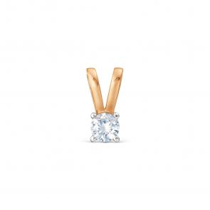 Золотая подвеска Karatov с фианитом Т147035721 фото