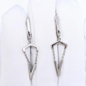 Серьги из белого золота Karatov Т30002Г791 фото