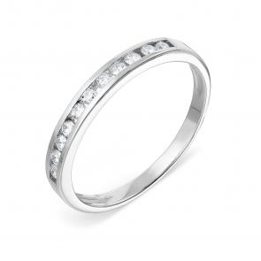 Кольцо из белого золота Karatov с бриллиантом Т301016614 фото