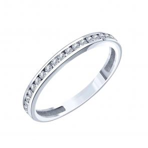 Кольцо из белого золота Karatov с бриллиантом Т30101Д054 фото