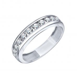 Кольцо из белого золота Karatov с бриллиантом Т30101Д058 фото