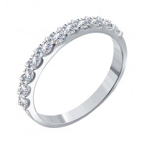 Кольцо из белого золота Karatov с бриллиантом Т30101Д395 фото