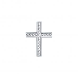 Подвеска из белого золота Karatov с бриллиантом Т301036067 фото