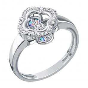 Кольцо из белого золота Karatov с бриллиантом Т30561Д661 фото