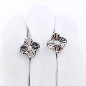 Серьги из белого золота Karatov с бриллиантом Т30562Г443 фото