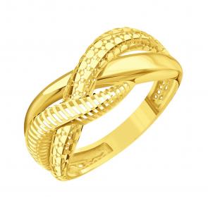 Кольцо из лимонного золота Karatov Т90001Д079 фото