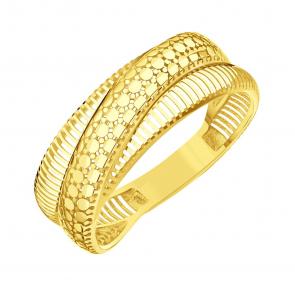 Кольцо из лимонного золота Karatov Т90001Д080 фото