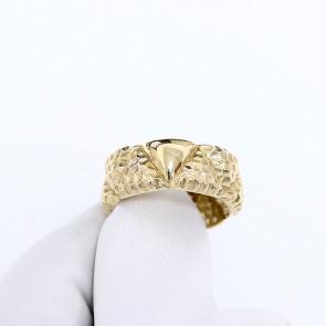 Кольцо из лимонного золота Karatov Т90001Д777 фото