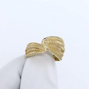 Кольцо из лимонного золота Karatov Т90001Д778 фото