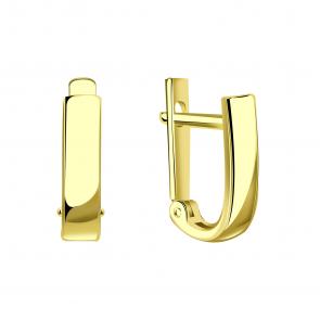 Серьги из лимонного золота Karatov Т90002В446 фото