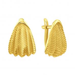 Серьги из лимонного золота Karatov Т90002Е091 фото