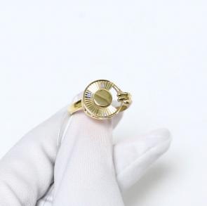 Кольцо из лимонного золота Karatov Т90061Д140 фото