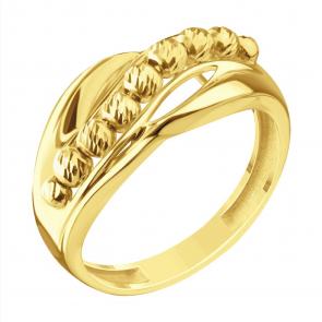 Кольцо из лимонного золота Karatov Т90061Д522 фото