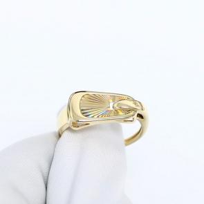 Кольцо из лимонного золота Karatov Т90061Д668 фото