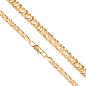 Золотая цепь плетение Бисмарк Karatov ЦГР00516060 фото