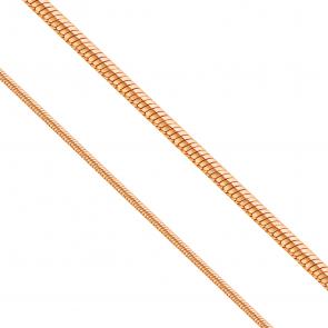 Золотая цепь плетение Снейк (Тонда) Karatov ЦПН21110030 фото