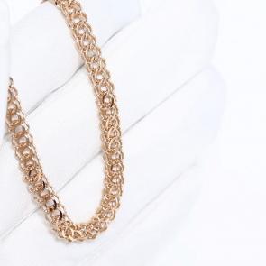 Золотая цепь плетение Питон Karatov ЦПТ00516050 фото