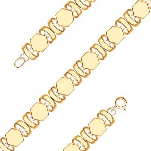 Золотой браслет Александра бр190ск фото