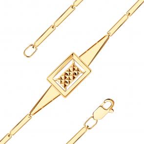 Золотой браслет Александра бр241ск фото