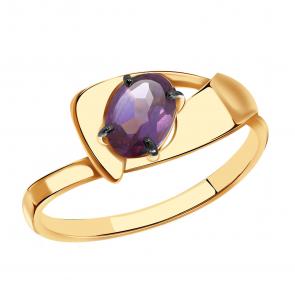 Золотое кольцо Александра с александритом кл3009-9ск фото