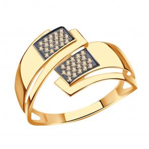 Золотое кольцо Александра с фианитом кл3714-20ск-ш фото