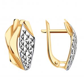 Золотые серьги Александра кл3799асбк фото