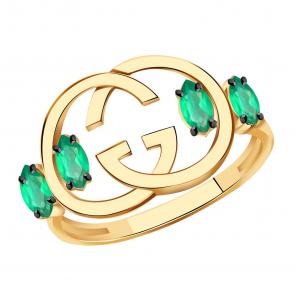 Золотое кольцо Александра с агатом кл4038-12ск фото