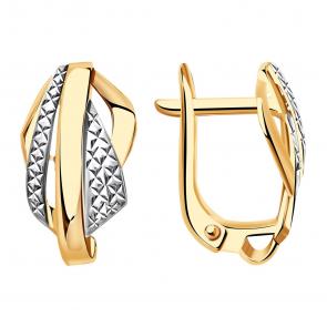 Золотые серьги Александра кл4063асбк фото