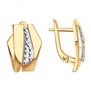 Золотые серьги Александра кл4064асбк фото