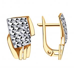 Золотые серьги Александра кл4065асбк фото